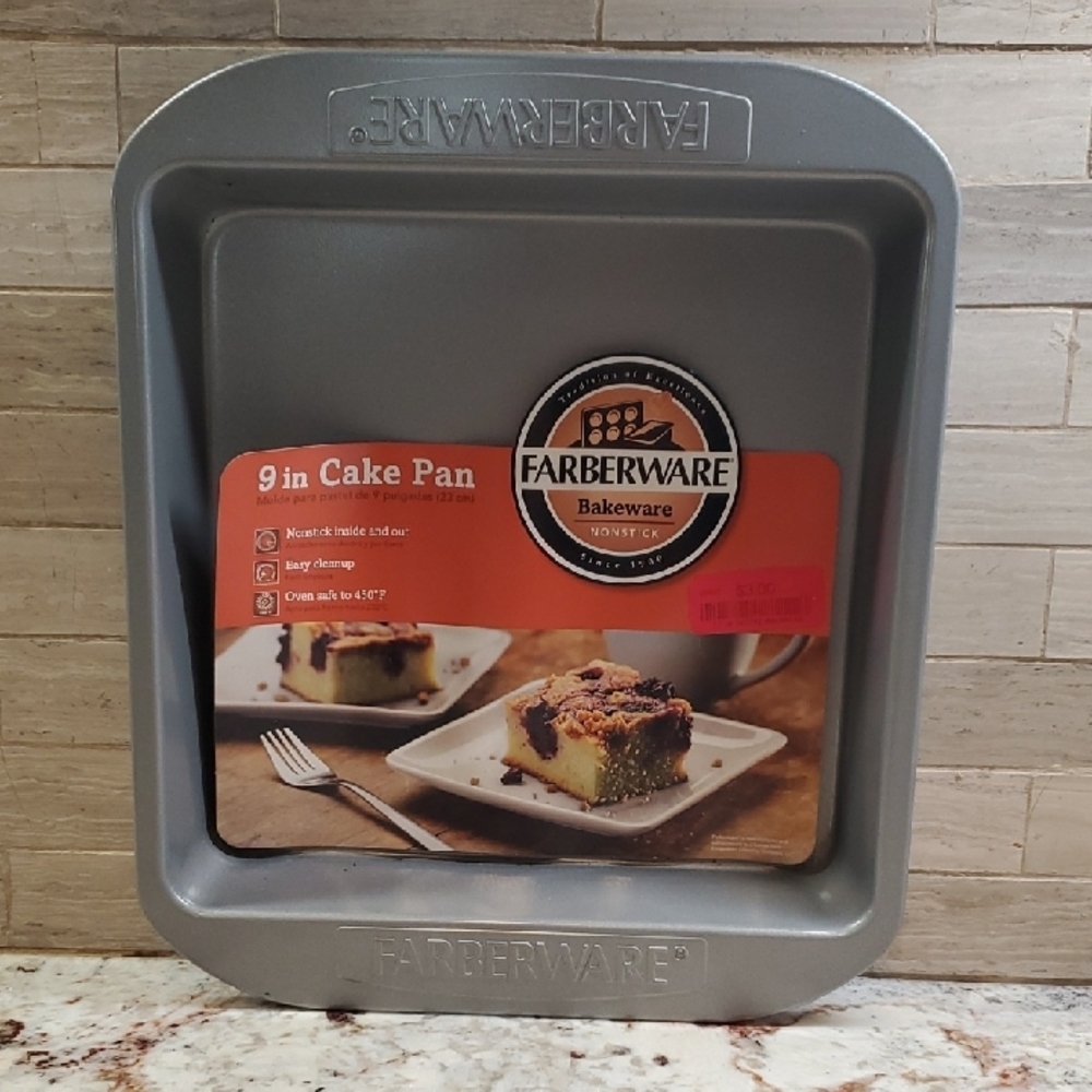 Farberware Silver 9-Inch Bakeware Pan